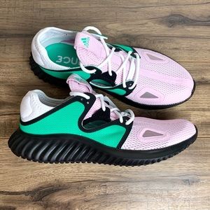 NEW adidas Run Lux Clima City Pink Green Cg5110